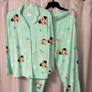 Disney Minnie Mouse Pajama Set - Light Green
